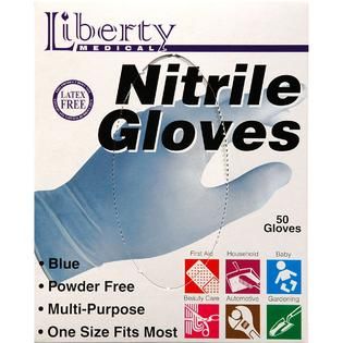 Liberty Medical  Nitrile Gloves 50 Count