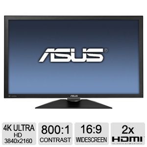 ASUS 32 4K Ultra High Definition LED Monitor   3840 x 2160, 16:9, 800:1 Native, 8ms, 2x HDMI, DisplayPort   PQ321Q