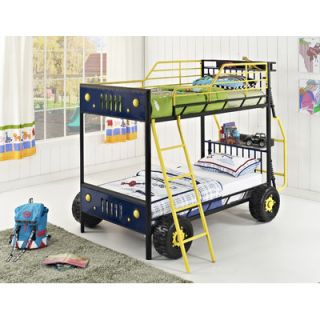 Powell Furniture Dune Buggy Twin over Twin Bunk Bed