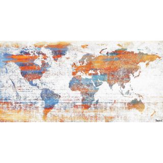 Warm World Painting Print on Wrapped Canvas by ParvezTaj