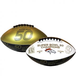 Super Bowl 50 Champions Full Sized Commemorative Football by Rawlings   Broncos   8035128