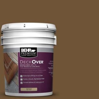 BEHR Premium DeckOver 5 gal. #SC 109 Wrangler Brown Wood and Concrete Coating 500005