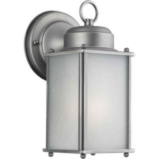 Talista 1 Light Outdoor Olde Nickel Wall Lantern with Frosted Seeded Glass CLI FRT10007 01 54