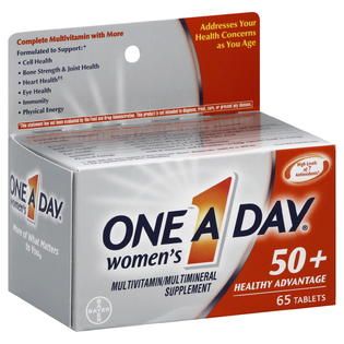ONE A DAY  Multivitamin/Multimineral Supplement, 50+ Healthy Advantage