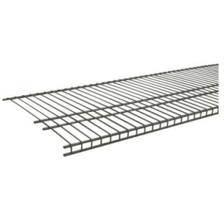 ClosetMaid SuperSlide 4 ft. x 16 in. Steel Nickel Ventilated Wire Shelf 34726