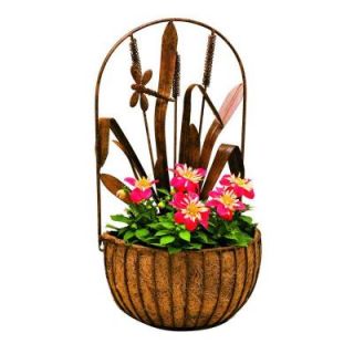 Wall Basket with Liner Dragonfly WB142X