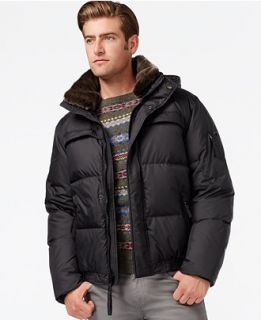 Marc New York Fauxmula Puffer Jacket with Removable Hood