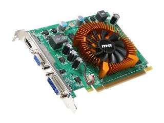 MSI GeForce GT 220 DirectX 10.1 VN220GT MD1G 1GB 128 Bit DDR2 PCI Express 2.0 x16 HDCP Ready Video Card