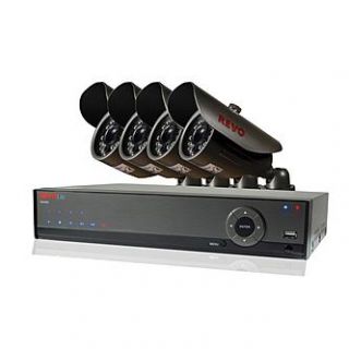Revo REVO Lite 4 Ch. 500GB 960H DVR Surveillance System with 4 700TVL