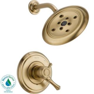 Delta Cassidy 1 Handle Shower Only Faucet Trim Kit in Champagne Bronze (Valve Not Included) T17297 CZ