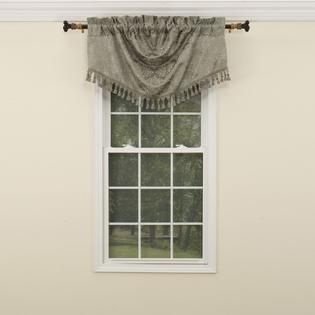 Country Living   45 in. x 29 in. Cambridge Damask Trumpet Valance