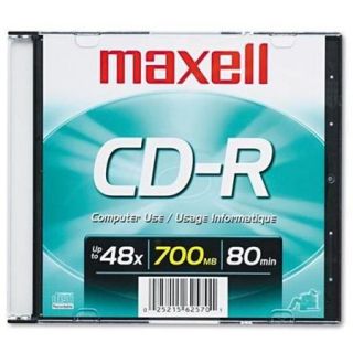 Maxell Cdr 700/48mx 48x Write once Cd r For Data (maxell Cdr70048mx)
