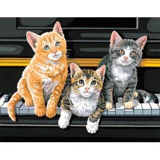 Dimensions Music Trio Paint By Numbr 14X11   Home   Crafts & Hobbies