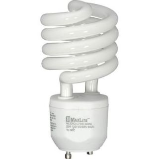 Maxlite 100W Equivalent Soft White (2700K) Spiral CFL Light Bulb MLS26GUWW