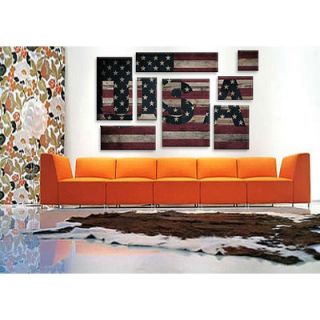 iCanvasArt U.S.A. American Flag, Stars Board Graphic Art on Canvas