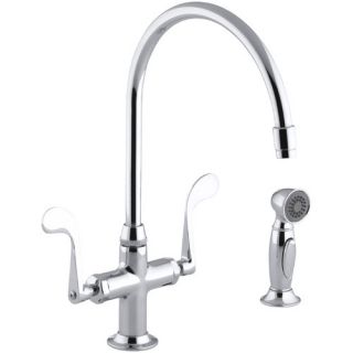 Kohler Essex Single Hole Kitchen Sink Faucet with 9 Gooseneck Spout