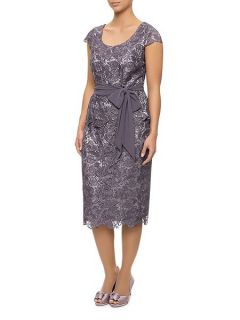 Jacques Vert Lace Skirt Purple