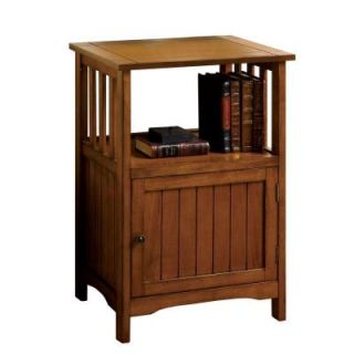 Home Decorators Collection Bridgewater 1 Drawer Telephone Stand in Oak CM AC280
