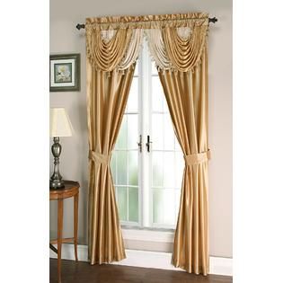 Essential Home  Amore 54X84 Window set with Attached Valance and Tie