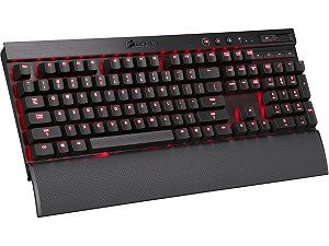 Refurbished: Corsair Vengeance K70 Mechanical Gaming Keyboard, Backlit Red LED, Cherry MX Red (CH 9000011 NA)  (Certified Refurbished)