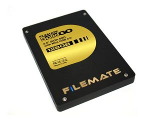 Wintec FileMate SolidGO 2.5" 128GB SATA II + Mini USB 2.0 MLC Internal Solid State Drive (SSD) 3FMS2B128M WR