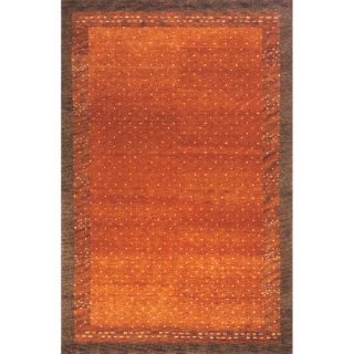 Sierra Paprika Hand knotted Indian Wool Rug (53 x 8)   16840210