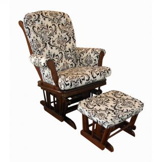 Girly Floral Glider and Ottoman by Cotton Tale