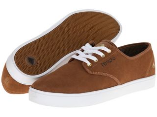 Emerica Laced By Leo Brown Red Smooth Suede