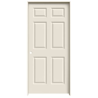 ReliaBilt Prehung Solid Core 6 Panel Interior Door (Common: 36 in x 80 in; Actual: 37.562 in x 81.688 in)