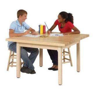 4 Student Craft Table (30 in. H (205 lbs.) w Maple)