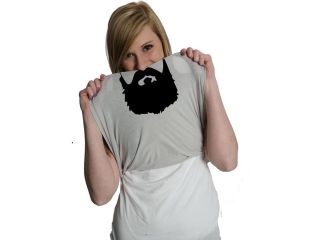 Ask Me About My Beard T Shirt Funny Facial Hair Flipup Tee For Women S