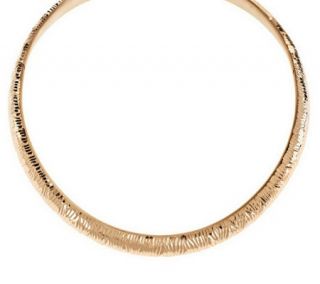 As Is VicenzaSilver Sterling Textured Collar, 40.0g —