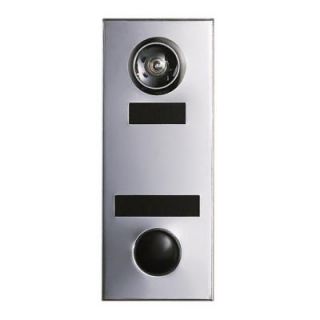 Auth Chimes 145 Degree Silver Chrome Door Viewer with Mechanical Chime 686105 01