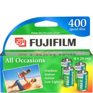Fujifilm Superia X TRA ISO 400 35mm Color Film   24 Exposures, 4 Pack