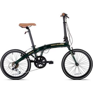 20" Genesis City Cruiser Unisex Folding Bike, Green