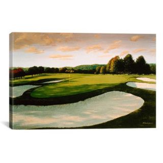 iCanvas Golf Course 8 by William Vanderdasson Painting Print on Canvas