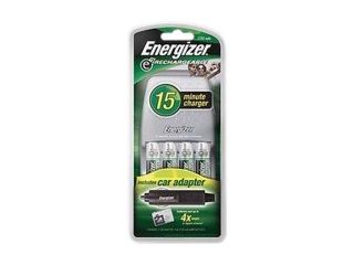 Energizer CH15MNCP 4 4 pack 1400mAh AA Ni MH Rechargeable Batteries & Charger Kit