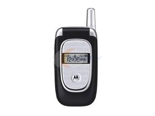Motorola V190 10 MB Black Unlocked Cell Phone with no Manufacturer warranty   Cell Phones   Unlocked