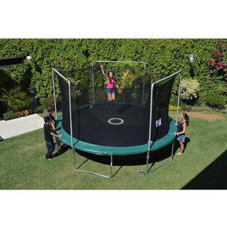 BouncePro by Sportspower 15&apos; Trampoline and Enclosure with Game
