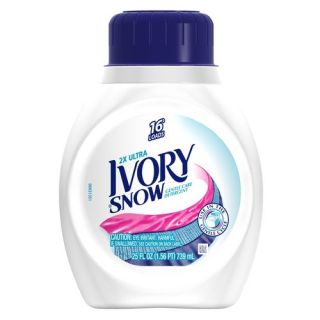 Ivory Snow 2x Ultra Liquid Laundry Detergent, 25 oz