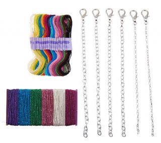 Loopdedoo Add on Bracelet Kit & 6 Metallic Threads —