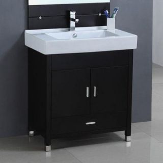 Legion Furniture Edmonton 32 in. Single Bathroom Vanity with Optional Mirror