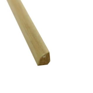 Islander Windswept Ivory 3/4 in. Thick x 3/4 in. Wide x 72 3/4 in. Length Strand Bamboo Quarter Round Molding 6671 11WHI