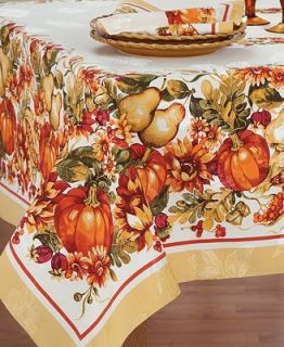 Bardwil Table Linens, Harvest Valley 60 x 102 Tablecloth   Table