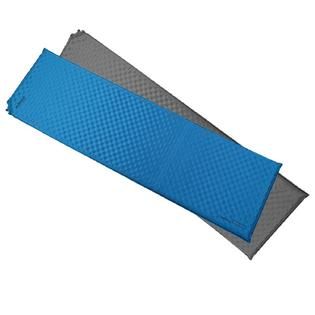 Multimat Camper II Mat Blue and Gray 74in x 22in x 2in   Fitness