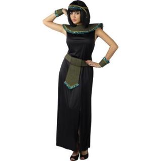Midnight Cleopatra Adult Halloween Costume   One Size