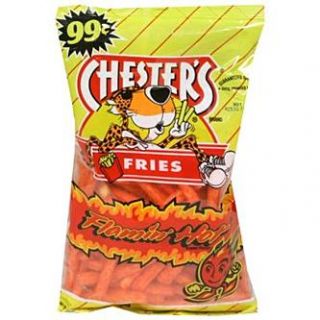 Chesters Flammin Hot Fries, 3.75 oz (106.3 g)   Food & Grocery