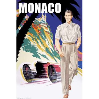 Monaco Mens 50s Fashion I by Sara Pierce Graphic Art
