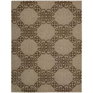 Nourison Ambrose Almond 8 ft. 6 in. x 11 ft. 6 in. Area Rug 046956