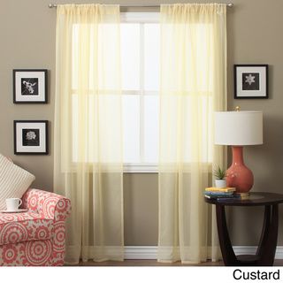 Lucerne 63 inch Sheer Curtain Panel Pair   Shopping   Great